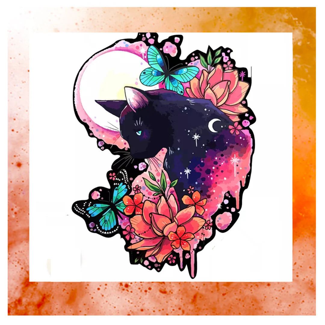 Puzle gato negro